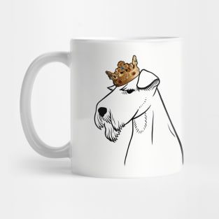 Welsh Terrier Dog King Queen Wearing Crown Mug